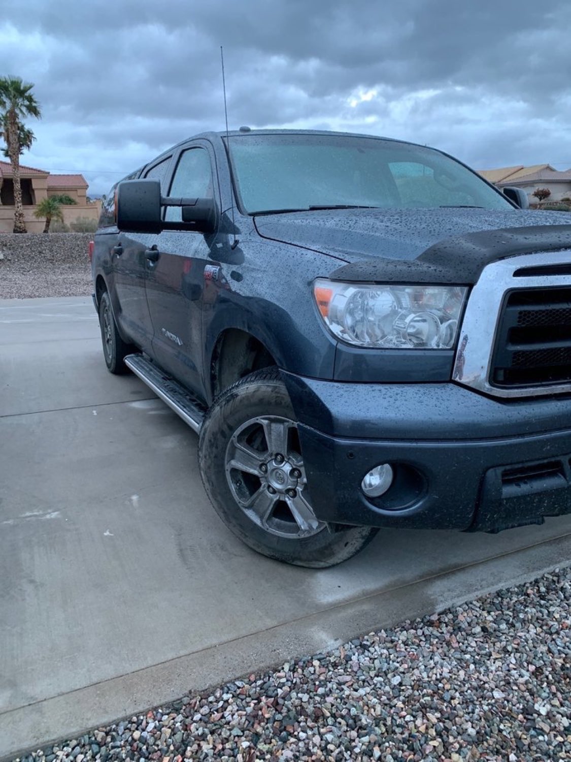 Customer's Toyota Tundra pickup back home after service